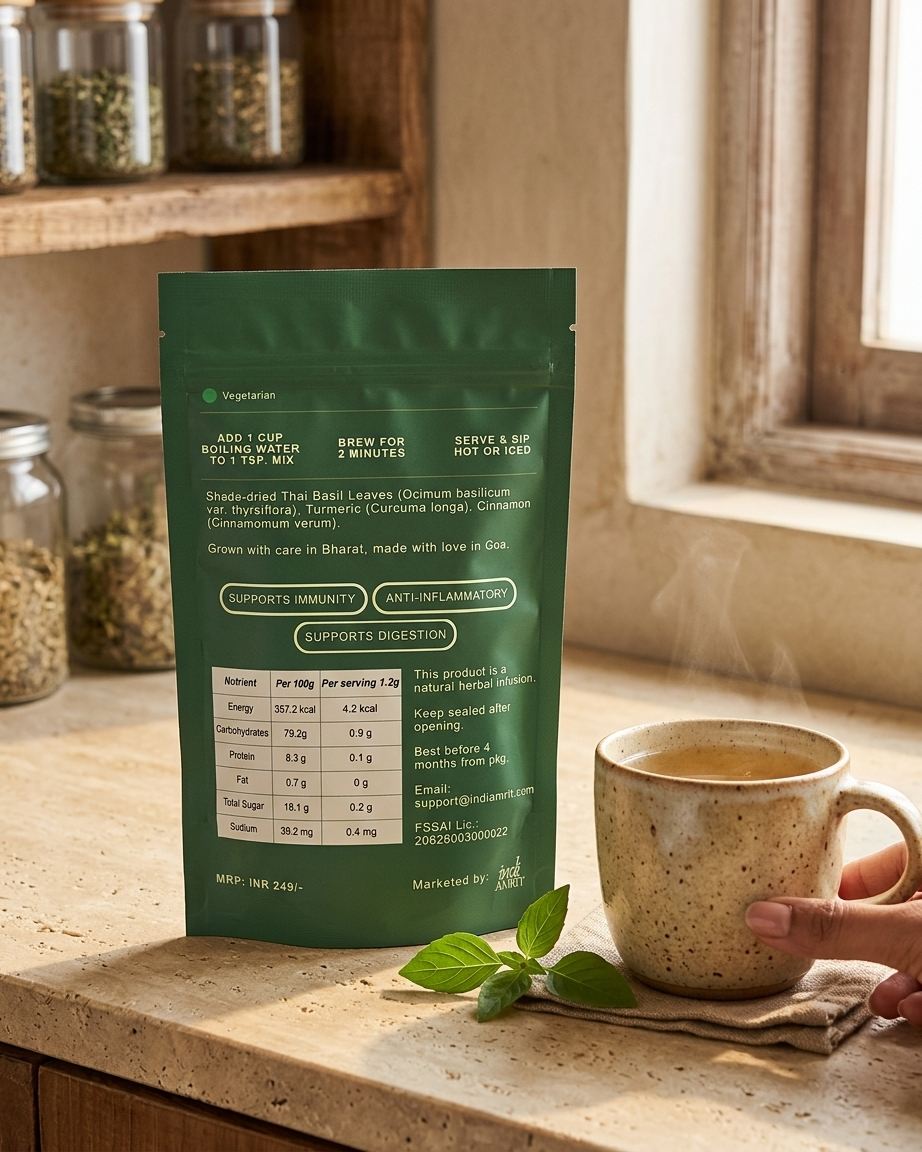 Marua Amrit | Basil Infusion | 15gm